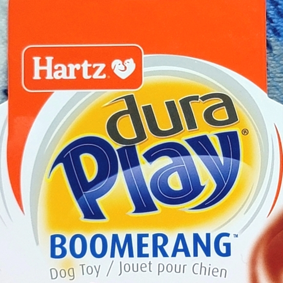 NWT Hartz Dura Play Boomerang Dog Toy Bacon Scented - Picture 4 of 10